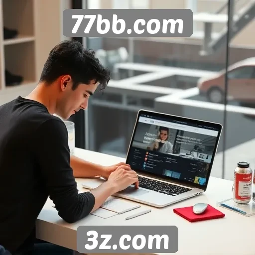 Experiência do usuário no site 77bb.com